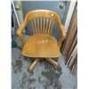 Image 1 : Antique Oak Office Chair