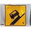 Image 1 : Large, Uneven pavement highway sign - 36"x36"
