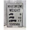 Image 1 : Max weight highway sign - 35.5"H x 23.5"W