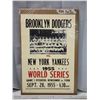 Image 1 : Brooklyn Dodgers vs New York Yankees 1955, world series poster