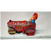 Image 1 : Tin, battery operated steam roller toy