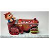 Image 2 : Tin, battery operated steam roller toy