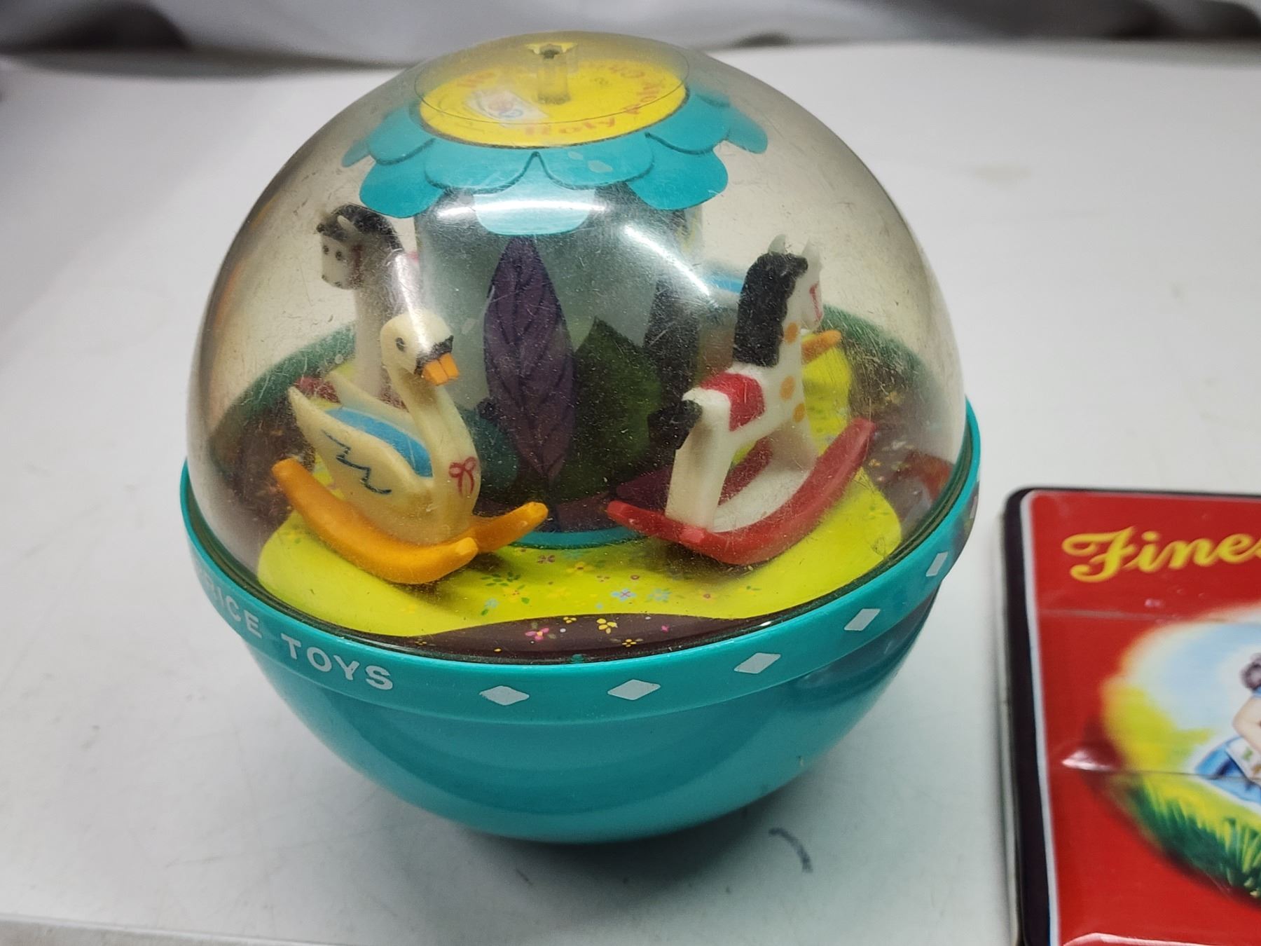 Fisher Price, vintage Roly-poly chime ball & Vintage water color paints ...