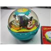 Image 3 : Fisher Price, vintage Roly-poly chime ball & Vintage water color paints