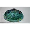 Image 3 : Large green carnival glass bowl