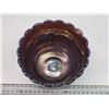 Image 2 : Med purple carnival glass bowl