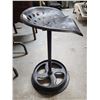 Image 3 : Metal tractor seat stool, on Massey-Harris wheel - 28"H