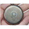 Image 3 : Antique silver cased key wind pocket watch, runs - 45mm, key included