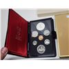 Image 1 : 1975 silver "Calgary" Canadian double dollar year set - in black case