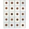 Image 2 : Sheet of 20, Canadian 1 cent proof pennies - 1959-1985 mixed