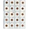 Image 1 : Sheet of 20, Canadian 1 cent penny coins - 1994-2012 mixed