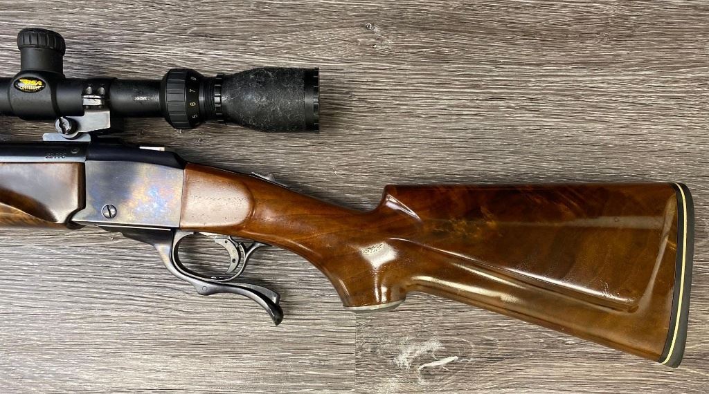RUGER NO 1 .22 PPC SINGLE SHOT RIFLE