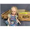 Image 2 : ARTIST SIGNED 13" DOLL WITH WOODEN CASE