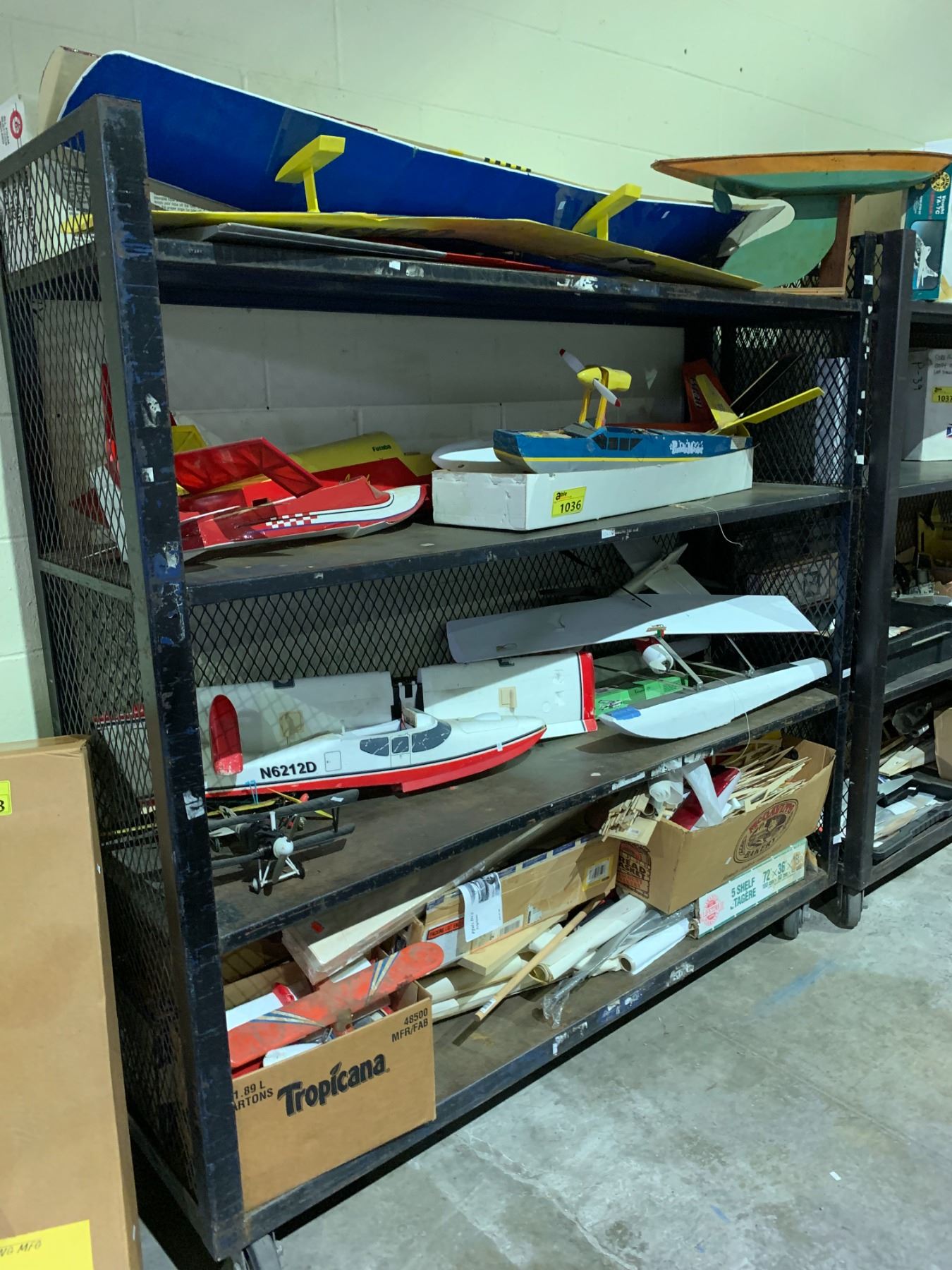 Avionic Radio Rack ENTIRE RACK OF RADIO CONTROLLED AIRPLANE AND BOAT PARTS (RACK NOT ...