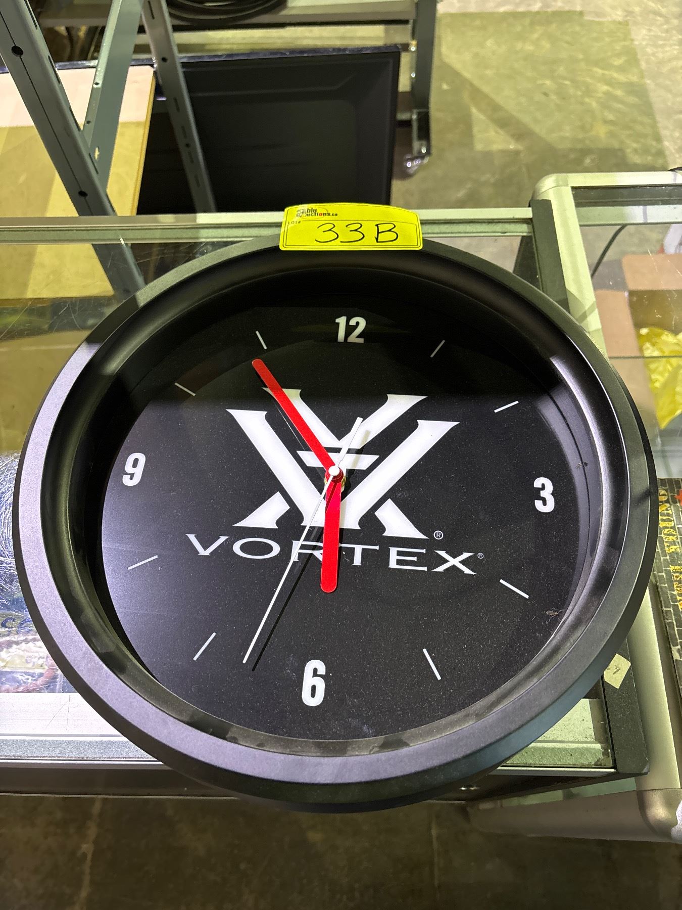 Vortex Clock VORTEX WALL CLOCK (MISSING POWER CORD) - Able Auctions