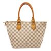 Image 1 : Louis Vuitton White Damier Azur Saleya PM Shoulder Bag