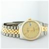 Image 4 : Rolex Mens 18K Gold And Stainless Steel Champagne Jubilee Index Dial Sapphire Da