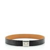 Image 1 : Hermes Depeche Belt Leather Medium Black