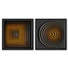 Image 1 : Oervegn - II et Vonal - Fegn de la serie Vonal (Diptych) by Vasarely (1908-1997)
