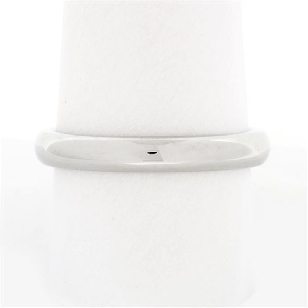 Tiffany & Co. Platinum Unisex 3.5mm Classic Polished Stackable Wedding Band Ring