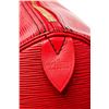 Image 7 : Louis Vuitton Red Epi Leather Keepall 55 Travel Bag