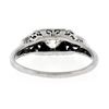 Image 7 : Art Deco Platinum 0.50 ctw Old European Diamond Engagement Ring
