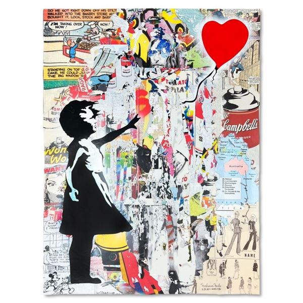 Balloon Girl by Mr Brainwash Original
