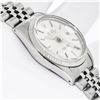 Image 3 : Rolex Mens Stainless Steel Silver Index Datejust Wristwatch 36MM