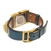 Image 3 : Hermes Medor 18mm Watch Watch Blue/Gold Leather/Metal