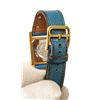 Image 5 : Hermes Medor 18mm Watch Watch Blue/Gold Leather/Metal