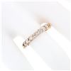 Image 3 : 14k Rose Gold 1.15 ctw 10 Round Brilliant Diamond Classic Wedding Band Stack Rin