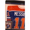 Image 2 : * Mark Messier Framed Autographed Edmonton Oilers Jersey w/ Certificate of Authentication- 35" x 31"