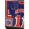 Image 2 : * Mark Messier Framed Autographed New York Rangers Jersey w/ Certificate of Authentication 35" x 31"