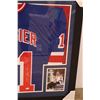 Image 3 : * Mark Messier Framed Autographed New York Rangers Jersey w/ Certificate of Authentication 35" x 31"