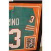 Image 3 : * Dan Marino Framed Autographed Miami Dolphins Jersey w/ Certificate of Authentication - 35" x 31"