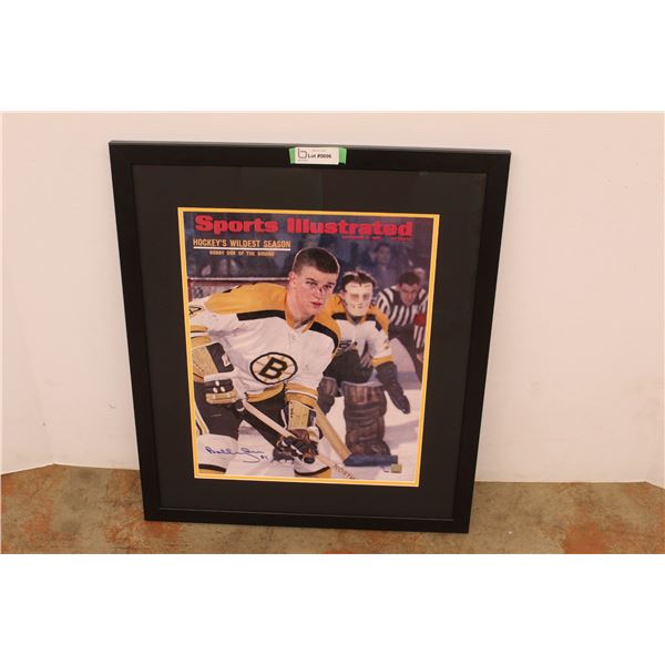 * Bobby Orr Framed Autographed Sports Illustrated Cover Picture w/ Certificate of Authentication - 2