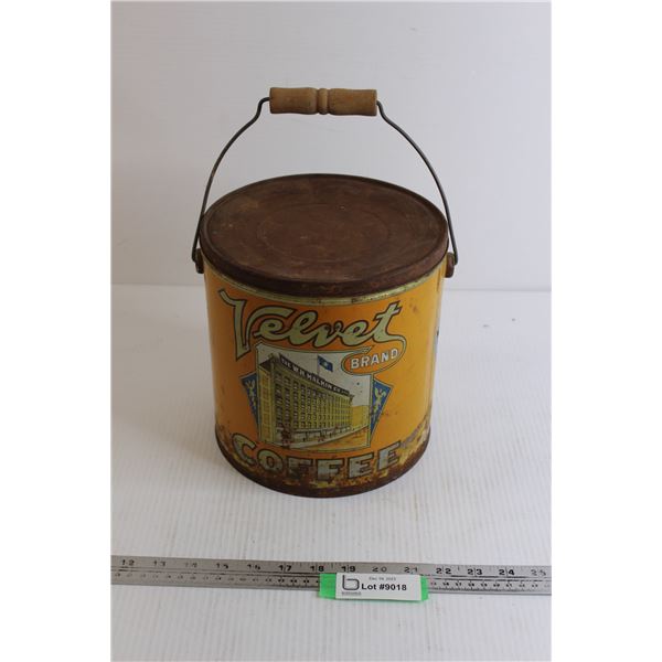 Velvet Brand Coffee Pail