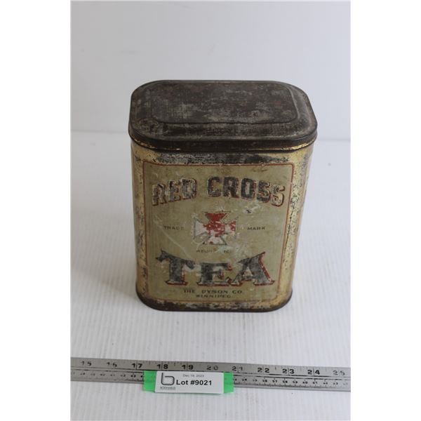 Red Cross Tea Tin