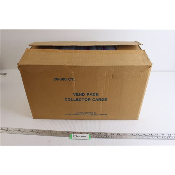 OPC 1990-91 Hockey Vendor Box - 20 Cartons of 500 Cards - Approx. 90 Sets Once Sorted