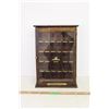 Image 1 : * Canadian Distributors Dyestuffs Store Display - Oak and Glass - 15x6x21" Tall