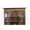 Image 3 : * Canadian Distributors Dyestuffs Store Display - Oak and Glass - 15x6x21" Tall