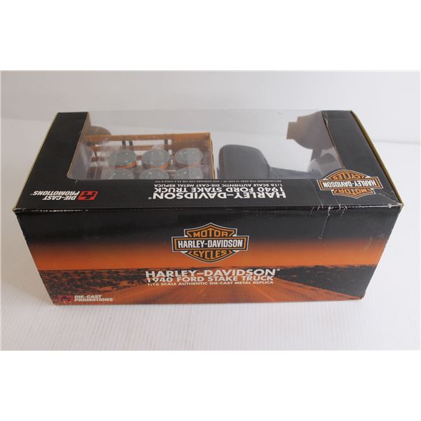 Die-Cast Promotions Harley-Davidson 1940 Ford Stake Truck Die Cast