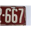 Image 3 : Saskatchewan 1926 License Plate
