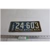 Image 1 : Saskatchewan 1932 License Plate