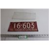 Image 1 : Saskatchewan 1934 License Plate