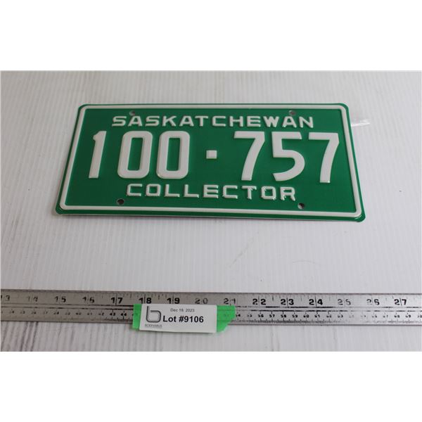 Saskatchewan Collector Plate