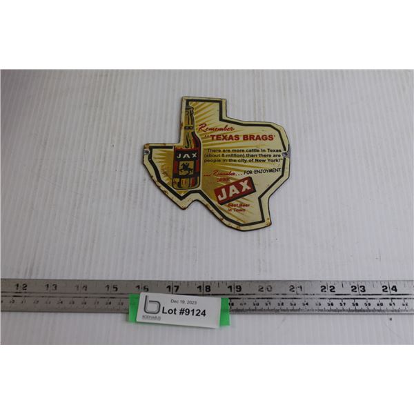 Jax Beer Sign - 5 1/2" x 6"