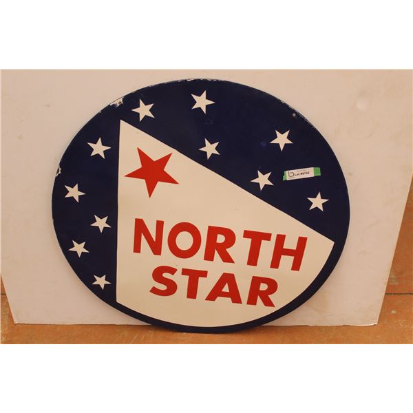 * Double-Sided North Star Sign - 30" Diameter