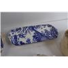 Image 3 : (3) Plate Protectors, (6) Royal Crown Derby Dishware Pieces - Some Chips