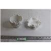Image 1 : (2) White Hobnail Candy Dishes